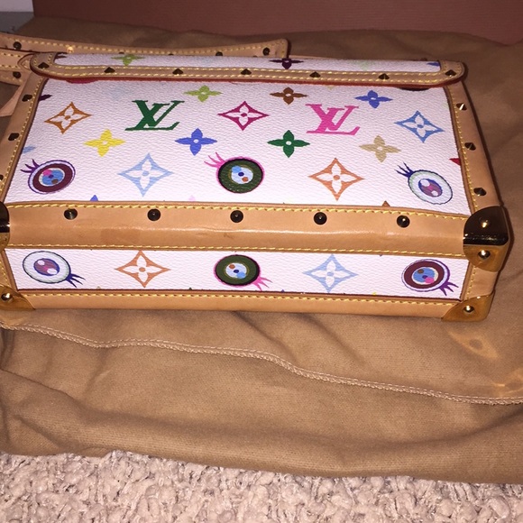 VINTAGE LOUIS VUITTON EYE MISS YOU BLANC BAG❤️HP - Picture 5 of 8